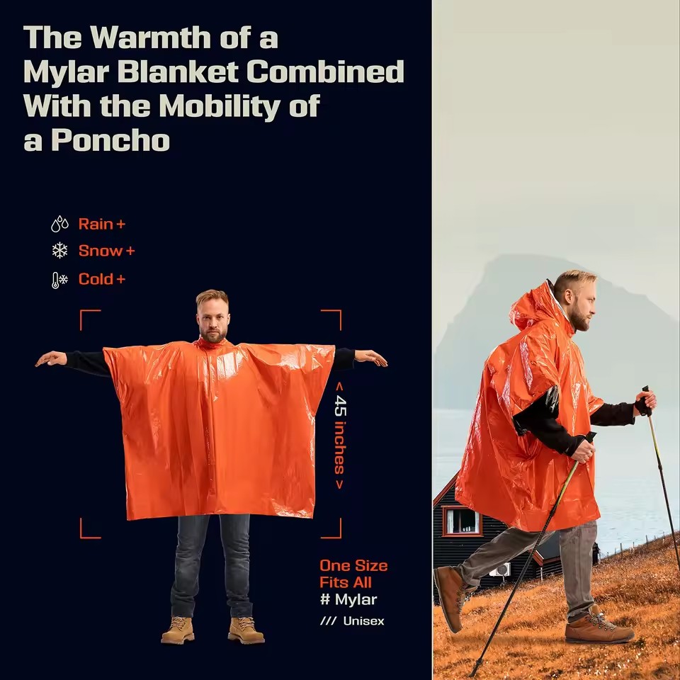 1 szt./2 szt. Poncho przeciwde – Emergency Poncho Rain recenzja i cena